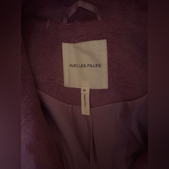 NWT Avec Les Filles Lavender Coat - Picture 4 of 8